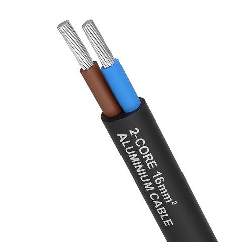 7/.064″ (16 mm²) 2 Core Aluminium/Std