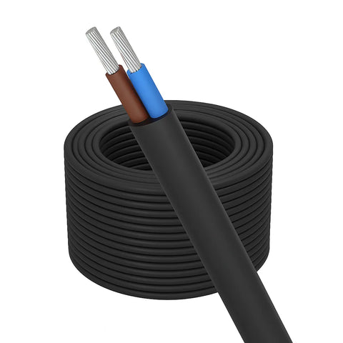 7/.052″ (10 mm²) 2 Core Aluminium/Std